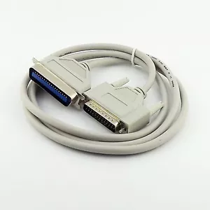 Parallel Printer DB25 Male 25 Pin to Centronics CN36 36 Pin Male IEEE1284 Cable - Picture 1 of 7