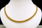 Vintage Gold Tone 24 Curb Chain Spring Ring Clasp