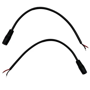 Adaptador de fuente de alimentación hembra de 2 piezas de cable coleta de CC 7,9 mm X 5,5 mm 8 mm 16 AWG 1 - Imagen 1 de 11