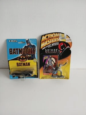 Vintage ERTL Batman Batmobile Catwoman Kenner DIECAST Figures DC Universe - Image 1 of 4
