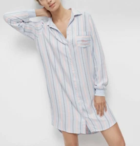 NEW PETER ALEXANDER VISCOSE FLANNELETTE NIGHTIE S RRP$89.95 ROSE GOLD SPARKLE - Picture 1 of 4