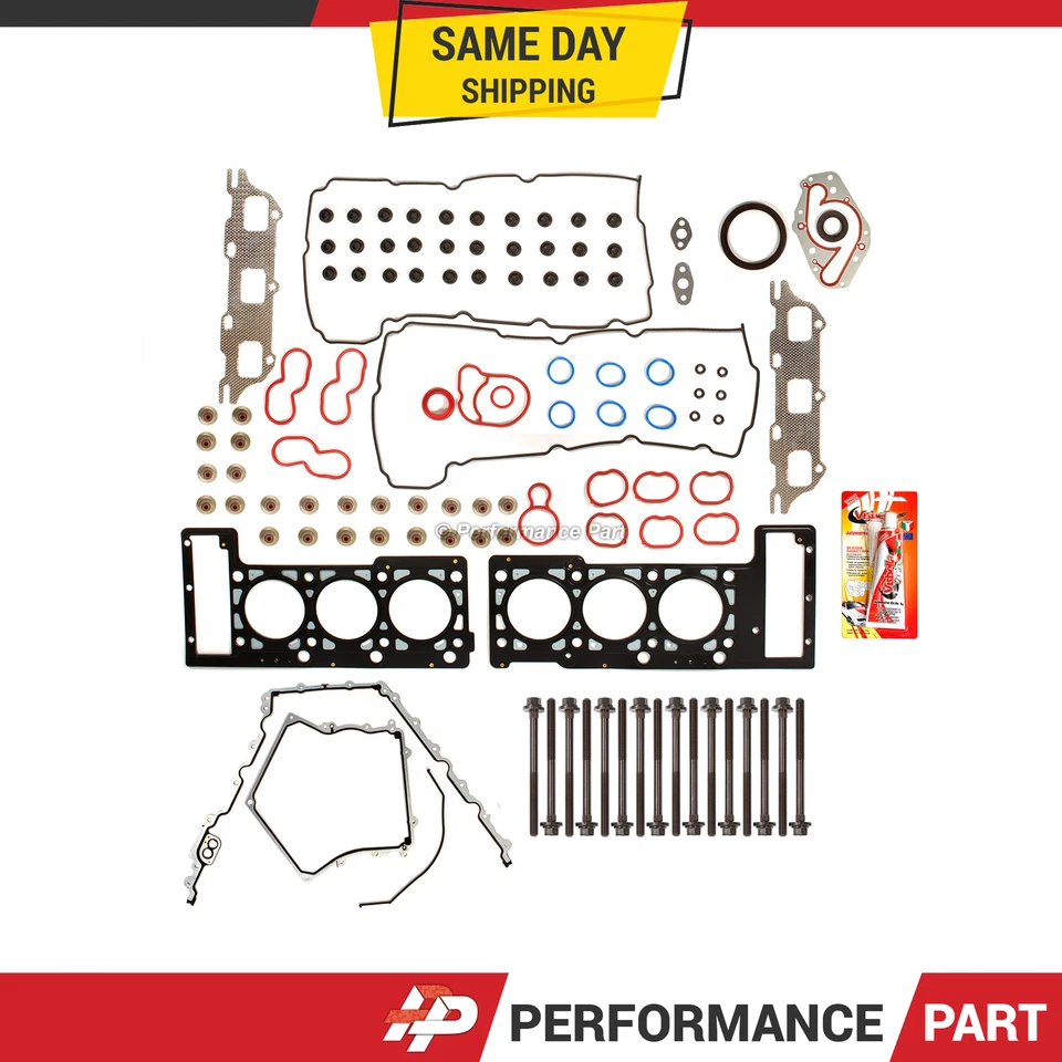 Full Gasket Set Head Bolts for 01-07 Dodge Magnum Avenger Chrysler 300 2.7 DOHC - Image 1 of 4