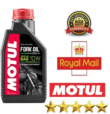  Motul Fork Oil Expert Medium 10w 1 Litre HONDA ANF 125 Innova  - Image 1 of 2