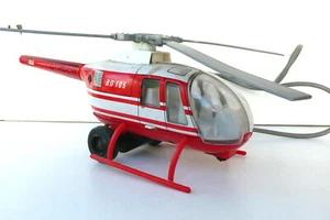 JOUSTRA HÉLICOPTÈRE TÉLÉGUIDÉ 1977 TÔLE Lg 37 cm REF 2931 NON TESTÉ - Imagen 1 de 9