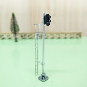 1 x HO scale model railroad 2 aspects block signal LED green/red light #K02Ky - Picture 1 of 9