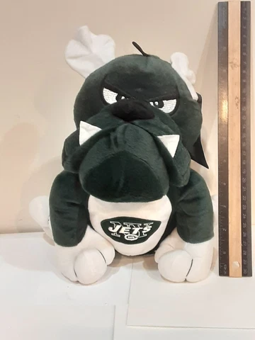 NEW YORK JETS NFL FOOTBALL STUFFED ANIMAL DOG Cover