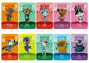 HOT！4 301-400 Animal Crossing New Horizons Amiibo Card NS Switch 3DS GameCard - Picture 1 of 112