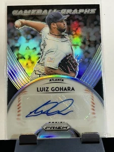 2019 Panini Prizm Baseball Luiz Gohara #GB-LG Gameball Graphs Holo AUTO - Picture 1 of 2