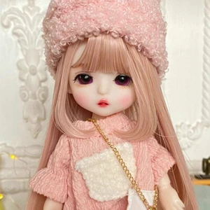 1/8 BJD Puppe 16 cm Kugelgelenkpuppen + Gesichts-Make-up + Augen + zusammengebaute Outfits - Bild 1 von 5