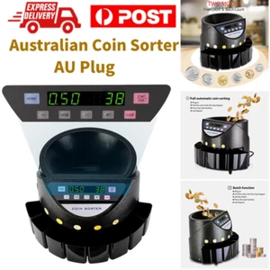 Australian Coin Sorter LED DIS Automatic Electronic Counter Machine 2 Modes AUS - Picture 1 of 12