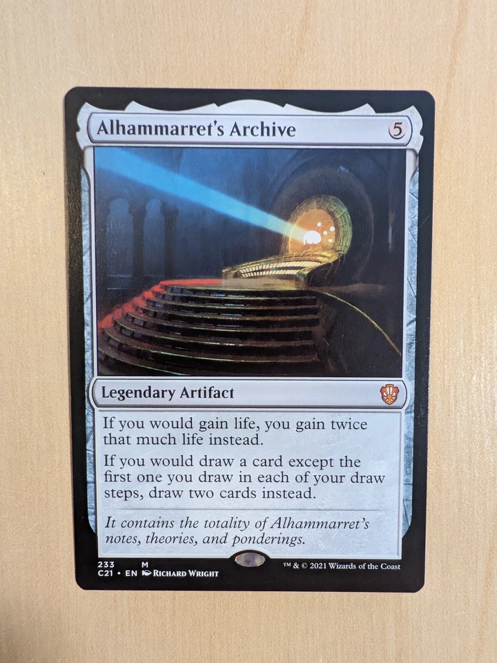 Allhammeret's Archive - Legendary Artifact - Magic The Gathering - Mythic Rare - Image 1 of 1