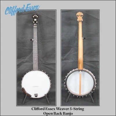 Clifford Essex 5 String Open Back Weaver Banjo - Image 1 of 4