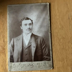 antique Photo Man In Suit New Haven Conn - Picture 1 of 6