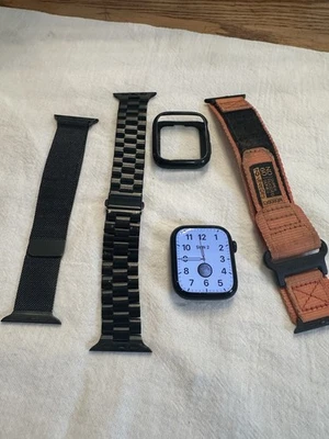 Apple Watch Series 8 45mm Aluminum Case Smartwatch - Midnight (MNVL3LL/A) - Image 1 of 4