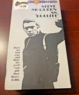 Bullitt (VHS) 1968 Steve McQueen, Jaqueline Bisset, Robert Vaughn NEW SEALED - Image 1 of 2