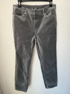 Soft Surroundings 10 PETITE Gray Corduroy Pants Straight Leg - Picture 1 of 16