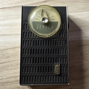 Zenith Royal 50 AM Transistor Radio Blue TESTED WORKING - Picture 1 of 11