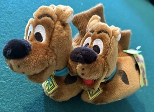 Vintage NWT Scooby doo Slippers Sz 5-6 Kids Youth 2000 New Cartoon Hanna Barbera - Picture 1 of 5