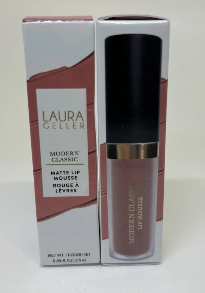 LOT OF 2 LAURA GELLER Modern Classic Matte Lip Mousse Velvet BARE BEIGE 0.08 NWB - Image 1 of 4