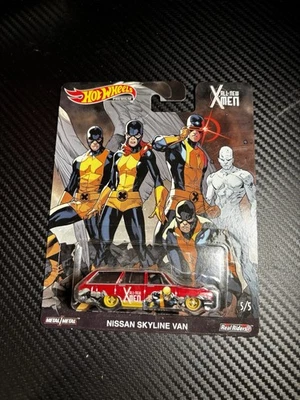 Коллекционный фургон Hot Wheels Nissan Skyline Van X-Men поп-культура - Изображение 1 из 2