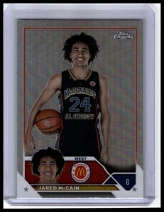 2023 Topps Chrome McDonald's All American #69 Jared McCain Refractor MCDONALDS - Picture 1 of 2