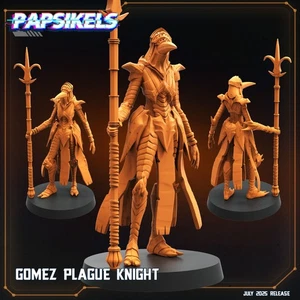 Gomez Plague Knight | Trench Crucible | Papsikels | 32mm scale - Picture 1 of 1