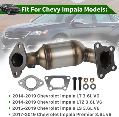催化转换器 左前兼容雪佛兰 Impala 2014 - 2019 3.6... — 第 1/4 张图片