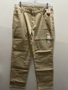 Wonder Nation Girls Straight Leg Denim Khakis NWT SZ 16 Plus School Uniform - Picture 1 of 5