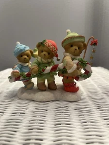 Cherished Teddies 4008155 Adam Karen & Katelyn Bringing You A Sweet Season - Picture 1 of 7