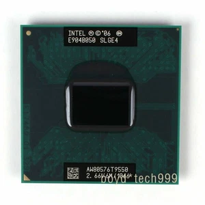 INTEL CORE 2 DUO T9550 PROCESSOR 2.66GHZ/6M/1066MHZ (SLGE4) Socket P CPU - Picture 1 of 1