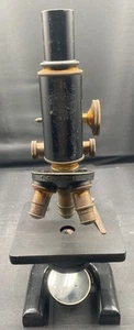 Vintage  Spencer Buffalo USA microscope sn 77557 Great Display Piece! A6 - Picture 1 of 7
