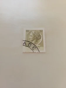 italy stamp 50 lire issued in 1956 used rare series siracusana  vf ci976 - Picture 1 of 12