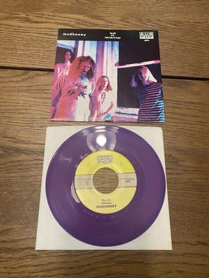 1989 Mudhoney This Gift Baby Help Me Forget Sub Pop SP44-A 45 rpm Purple Vinyl - Image 1 of 4