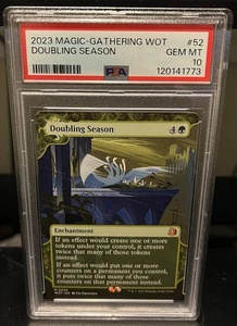 2023 MTG WOT Doubling Season #52 PSA 10 - Picture 1 of 2