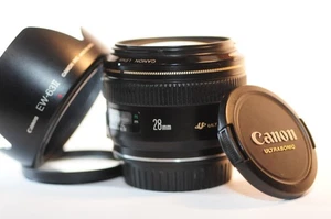 Canon EOS EF 28mm f/1.8 USM FX PRIME lens EW-63 for EOS Elan T8 90D 7D 5D 6D 1D - Picture 1 of 8
