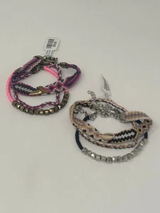 Juego de pulsera tejida Free People nuevo con etiquetas $28 - Imagen 1 de 13