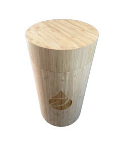 Bamboo Container & Lid Large Rare! Eco Water Urn Bamboo Container Only! - Picture 1 of 5