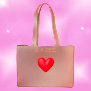 Lazy Oaf x Melissa Pink Heart Mini Bag - Picture 1 of 6
