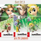 Nintendo amiibo Link & Child Link & Toon Link 3 Set (Super Smash Bros. series)