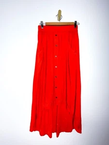 Ripcurl - Orange AMINA Hi Low Skirt - Size 10 - RRP $79.99 - Picture 1 of 12