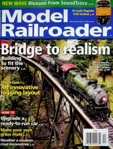 MODEL RAILROADER MAGAZINE | DEC 2022 | BRIDGE TO REALISM - Picture 1 of 1