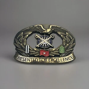 US Army Quartermaster School Commanding General And Team Coin - Bild 1 von 5