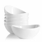 Sweese Porcelain Bowls - 10 Ounce for Ice Cream 5 Inch, Set of 6, White 