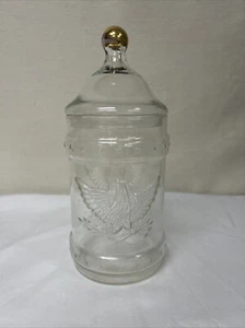 Vintage American Eagle geprägtes Apothekerglas - Bild 1 von 6
