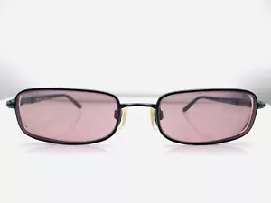 Vintage Vogue VO3303-S Black Metal Rectangle Sunglasses FRAMES ONLY Italy - Picture 1 of 7