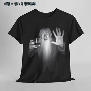 Funny Gandalf Happy Drinking Tee, Lord of the Rings T-Shirt for Men and Women, - Picture 1 of 10
