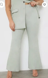 Tailored Schlaghose IN THE STYLE Größe 14 & 18 salbeigrün Passform NEU MU23 - Bild 1 von 11