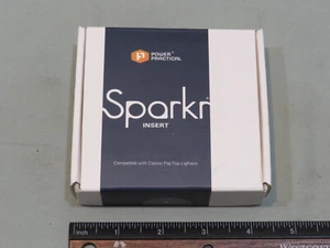 Accendino Power Practical Sparkr Insert nuovo con scatola compatibile con accendini flip top classici - Foto 1 di 5