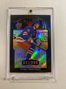 Vitali Kravtsov /RW Rangers RC 2020/21 UD Allure Black Rainbow Rookie Card #92
