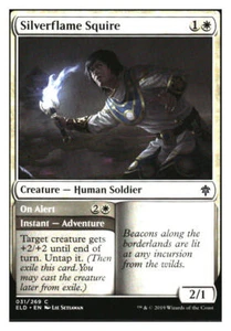 Silverflame Squire Throne of Eldraine MTG - NM+ *Mythic Relics* - Bild 1 von 1